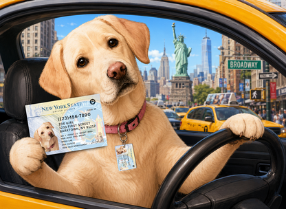 New York Pet Tag