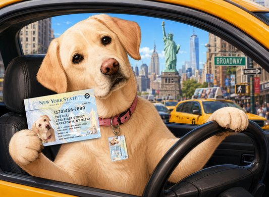 New York Pet Tag